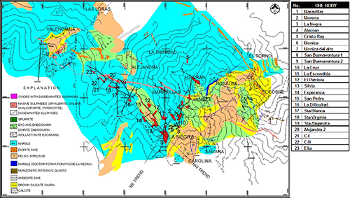 la negra geology